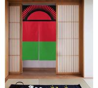 YYHWHJDE Flag of Malawi Prints Door curtain partition splicing privacy protection suitable for kitchen, bathroom, room 34x56in
