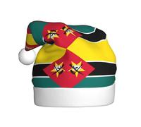 YYHWHJDE Flag of Mozambique Pattern Christmas Hat for Adult quality festive accessory crafted soft, lightweight
