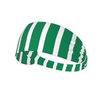 YYHWHJDE Flag of Nigeria Picture Sports Headband for Women Sweat Proof Bandeau Summer Elastic Band