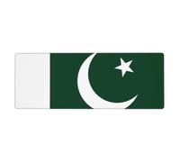 YYHWHJDE Flag Of Pakistan Picture Extra Large Mouse Pad, Computer Office Anti Slip Gaming Keyboard Thickened Version 12x31.5in