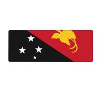 YYHWHJDE Flag of Papua New Guinea Picture Extra Large Mouse pad, Computer Office Anti Slip Gaming Keyboard Thickened Version 12x31.5in