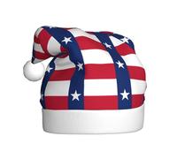 YYHWHJDE Flag of Texas Prints Christmas Hat for Adult Making It a Fun and Durable Gift for Men and Women
