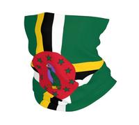 YYHWHJDE Flag of the Commonwealth of Dominica Picture Headscarf, headband, multifunctional sports mask, men's and women's wristbands