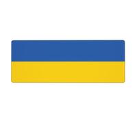 YYHWHJDE Flag of Ukraine Prints Extra Large Mouse pad Mousepad 12x31.5in for Office Gaming Learning