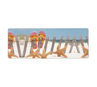YYHWHJDE Flip Flop Mouse Pad 12x31.5in Extended Desk Mat
