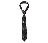 YYHWHJDE Flowers in the Mud Prints Men's Necktie Soft & Comfortable, Non-Deforming, Fade-Resistant, Durable (57X3.1 inch)