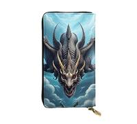 YYHWHJDE Flying Dragon Picture Quality Leather Long Clutch Wallet Designed for Fashion Girls and Women Stylish 7.48 x 4.13 in