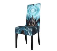 YYHWHJDE Flying Dragon Prints Dining Chair Throw Covers - Stretchable Slipcovers, Ideal for Renewing Furniture & Protecting from Kids & Pets!