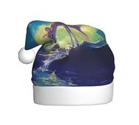 YYHWHJDE Foraging sika deer Prints Christmas Hat for Adult Making It a Fun and Durable Gift for Men and Women