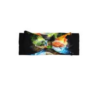 YYHWHJDE Four Elements Prints Baby Bow Headband - Soft & Stretchy Newborn Accessory for Photo Shoots & Baby Showers