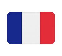YYHWHJDE French Flag Picture Crystal Velvet Lock Edge Floor mat, Bedroom Carpet, Parlor, Dormitory Home Decoration