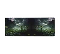 YYHWHJDE Fresh Wildflowers Prints Extra Large Mouse Pad Strong Adhesion, Durable, Precise Locking Edge 12x31.5in
