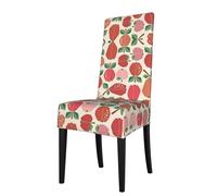 YYHWHJDE Fruit Under the Tree Prints Dining Chair Throw Covers - Stretchy & Wrinkle-Resistant Seat Layers for Most Standard Chairs - Quick Refresh & Protect Your Furniture