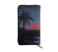 YYHWHJDE Full Moon in Night Printed Quality Leather Long Clutch Wallet Designed for Fashion Girls and Women Stylish 7.48 x 4.13 in