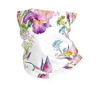 YYHWHJDE garden with birds and flowers Prints Multifunctional Sport Headband - Seamless Knit Throw for Hiking, Biking, Yoga & More!