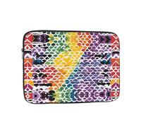 YYHWHJDE Gay Pride Rainbow Pattern Printing Portable Laptop Sleeve Case 13 inch Shockproof Bag for Men and Women Business Travel, and Office Daily Use