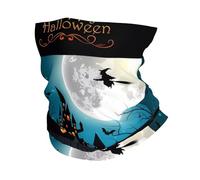 YYHWHJDE Gloomy Castle and Witch Prints Multifunctional Sport Headband - Seamless Stretch Neck Gaiter for Hiking, Biking, Running & Outdoor Activities - Soft, Quick-Dry, No-Fade Design