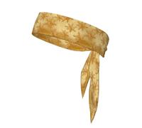 YYHWHJDE gold silk christmas Prints Sports Double-Sided Headscarf Quick Drying, Moisture Wicking for Women, Girls, and Men