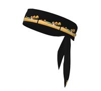 YYHWHJDE Golden fields Pattern Sports Double-Sided Headscarf Quick Drying, Moisture Wicking for Women, Girls, and Men