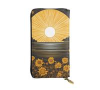YYHWHJDE Goodlooking Hello Sunshine Picture Quality Leather Long Clutch Wallet Designed for Fashion Girls and Women Stylish 7.48 x 4.13 in