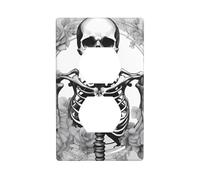 YYHWHJDE Goth Beauty Girl Pattern Double Socket Wall Panel Decorative is Durable and Suitable for Socket Light Switch Accessories 4.5x2.76in