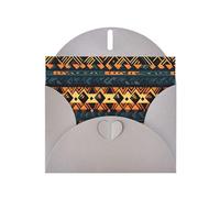 YYHWHJDE Gray Greeting Card African Tribal Ethnic Texture Prints for Christmas, Children's Birthday, Valentine's Day, and Party Invitation