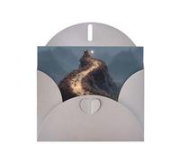 YYHWHJDE Gray Greeting Card Ant Colony Moving Pattern Perfect for Valentine's Day, Wedding Anniversary & Party Invitations