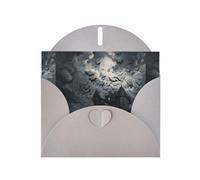 YYHWHJDE Gray Greeting Card Bat cave Pattern for Christmas, Children's Birthday, Valentine's Day, and Party Invitation