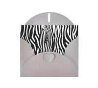 YYHWHJDE Gray Greeting Card black and white zebra stripes Pattern for Christmas, Children's Birthday, Valentine's Day, and Party Invitation