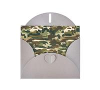 YYHWHJDE Gray Greeting Card Camo Woodland Camoflage Prints for Christmas, Children's Birthday, Valentine's Day, and Party Invitation