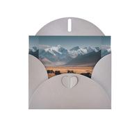 YYHWHJDE Gray Greeting Card Cattle On The Prairie Pattern Perfect for Valentine's Day, Wedding Anniversary & Party Invitations