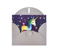 YYHWHJDE Gray Greeting Card One-horse star Pattern for Festive Birthday Party Invitation