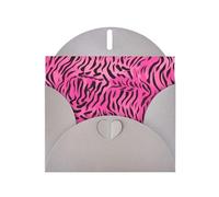 YYHWHJDE Gray Greeting Card zebra tiger leopard pink Prints for Christmas, Children's Birthday, Valentine's Day, and Party Invitation