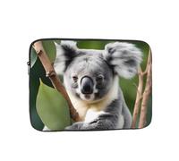 YYHWHJDE Green Leaf Koala Prints Protective Shockproof Portable Laptop Sleeve Case 13 inch for Men and Women Business Travel, and Office Daily Use