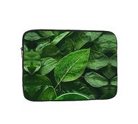 YYHWHJDE Green Leaf Nature Prints Protective Shockproof Portable Laptop Sleeve Case 13 inch for Men and Women Business Travel, and Office Daily Use
