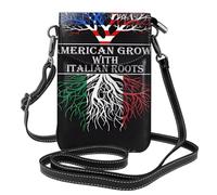 YYHWHJDE Grown Mexican Roots Genuine Leather Crossbody Phone Bag