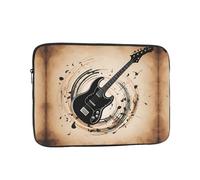 YYHWHJDE Guitar Bass Musical Instruments Prints Protective Shockproof Portable Laptop Sleeve Case 10 inch for Men and Women Business Travel, and Office Daily Use