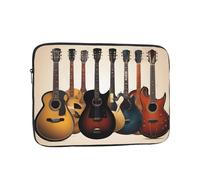 YYHWHJDE Guitars Art Prints Protective Shockproof Portable Laptop Sleeve Case 10 inch for Men and Women Business Travel, and Office Daily Use