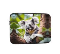 YYHWHJDE Happy Cute Koala Picture Shockproof Portable Laptop Sleeve Case 12 inch for Men and Women Business Travel, School, and Office Daily Use