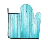 YYHWHJDE Heat-resistant gloves and pot holder set