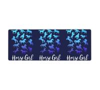 YYHWHJDE horse riding Mouse Pad 12x31.5in Extended Desk Mat