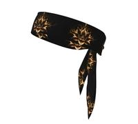 YYHWHJDE Hot Lotus Flower Prints Sports headscarf, sweat absorbing and breathable, motion headband, double-sided kerchief