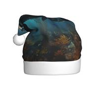YYHWHJDE Huge killer whales Prints Christmas Hat for Adult Making It a Fun and Durable Gift for Men and Women