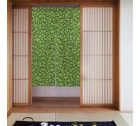 YYHWHJDE Hunter Green Floral Petals Pattern Prints Door curtain partition splicing privacy protection suitable for kitchen, bathroom, room 34x56in