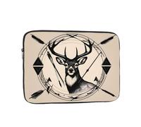 YYHWHJDE Hunting Arrows Triangles Deer Prints Protective Shockproof Portable Laptop Sleeve Case 15 inch for Men and Women Business Travel, and Office Daily Use