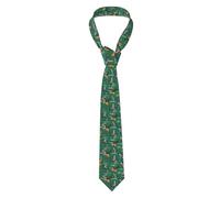 YYHWHJDE hunting flying wild ducks Pattern Men's tie classic style suit cravat suitable for holidays and work