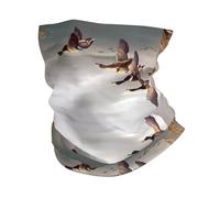 YYHWHJDE Hunting Flying Wild Ducks Prints Versatile Sport Throw - Seamless, Quick-Drying, Multifunctional Headwear for Hiking, Biking & More!