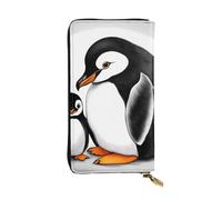 YYHWHJDE I Love Penguins Printed Quality Leather Long Clutch Wallet Designed for Fashion Girls and Women Stylish 7.48 x 4.13 in