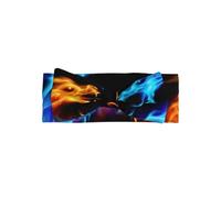 YYHWHJDE Ice and Fire Dragons Prints Baby Bow Headband - Soft & Stretchy Newborn Throw for Adorable Baby Girls 0-6 Months