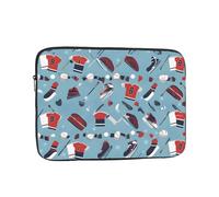YYHWHJDE Ice Hockey Pattern Prints Protective Shockproof Portable Laptop Sleeve Case 10 inch for Men and Women Business Travel, and Office Daily Use